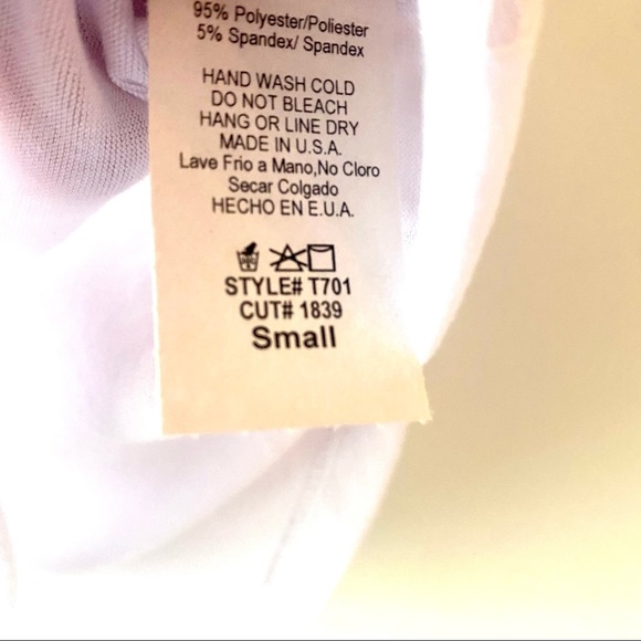 WHITE "THANKFUL GRATEFUL Alive Blessed” graphic print ringer tee, New!🙏🏾 - Picture 14 of 14